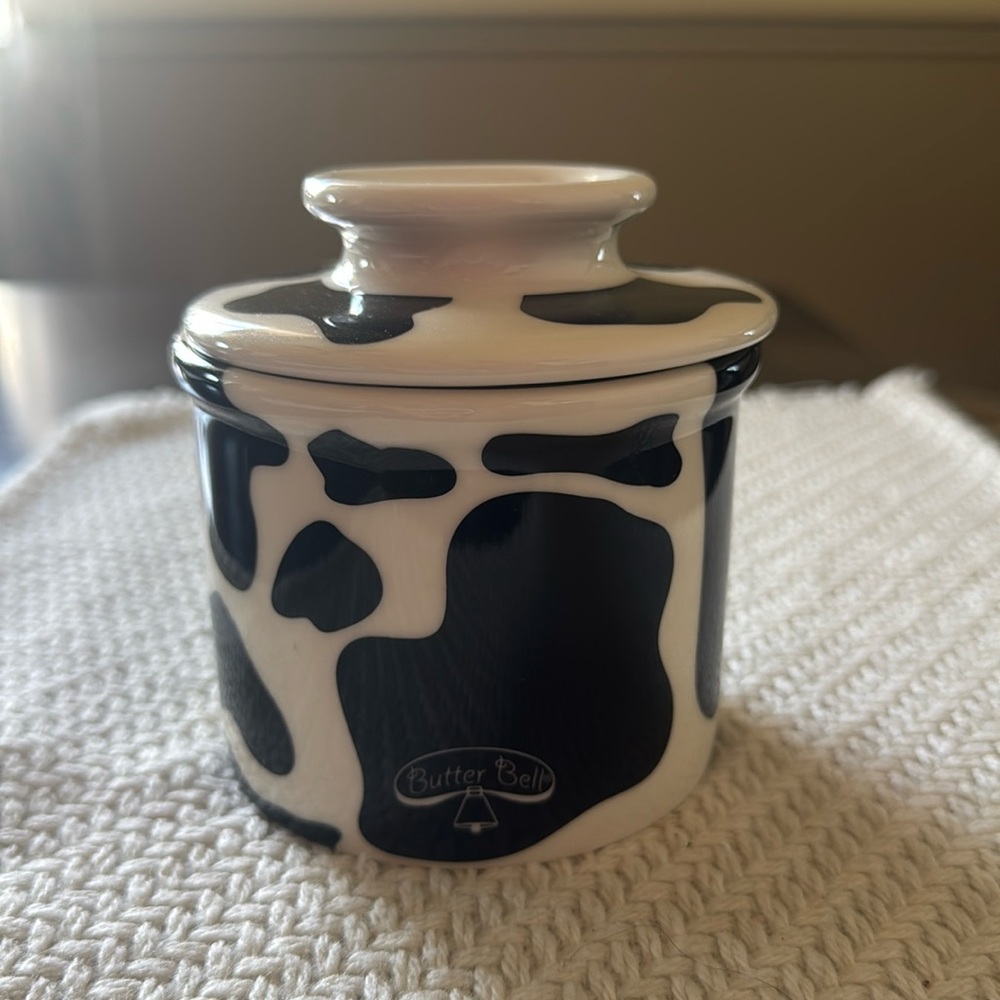 Cow Butter Bell Crock
